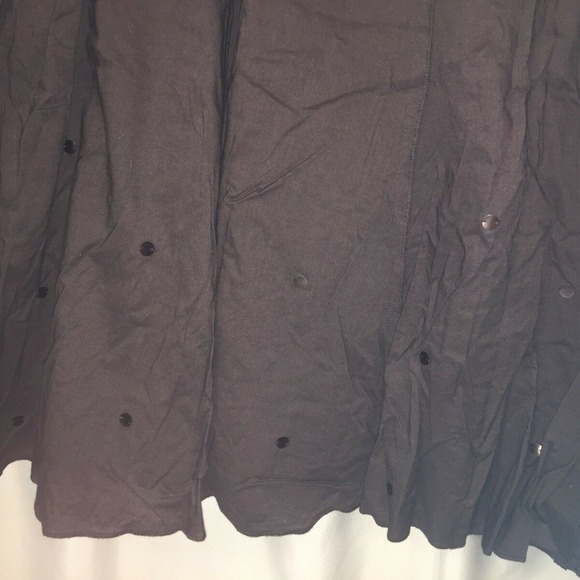 Merona Brown Dot Sequence A-Line Midi Plus‎ Size Skirt 22W - Picture 5 of 8